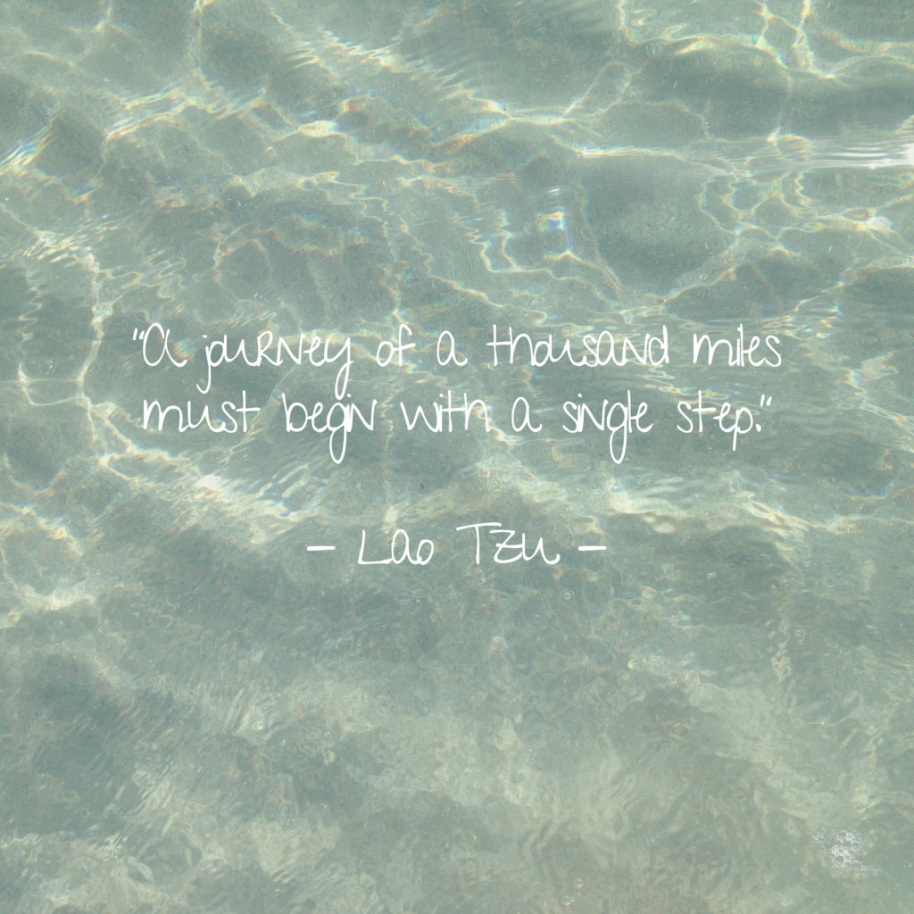 A-journey-of-a-thousand-miles-must-begin-with-a-single-step life quote from lao tzu on starting a journey